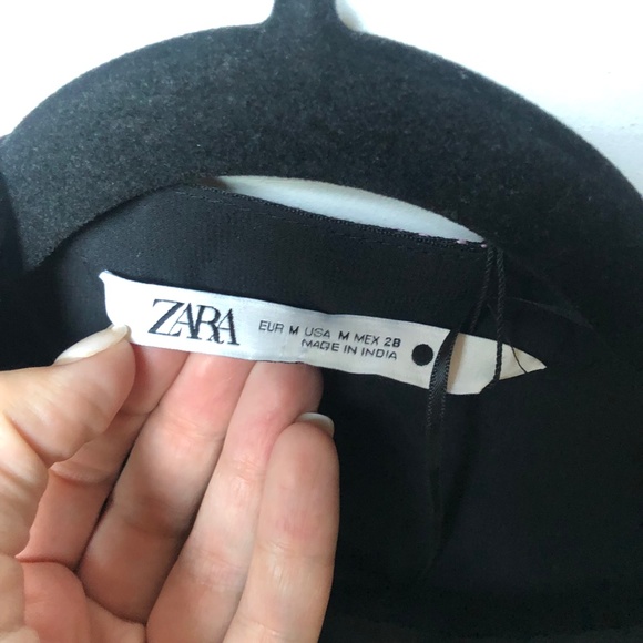 NWT Zara Dress with Jacquard Trims - Picture 6 of 11